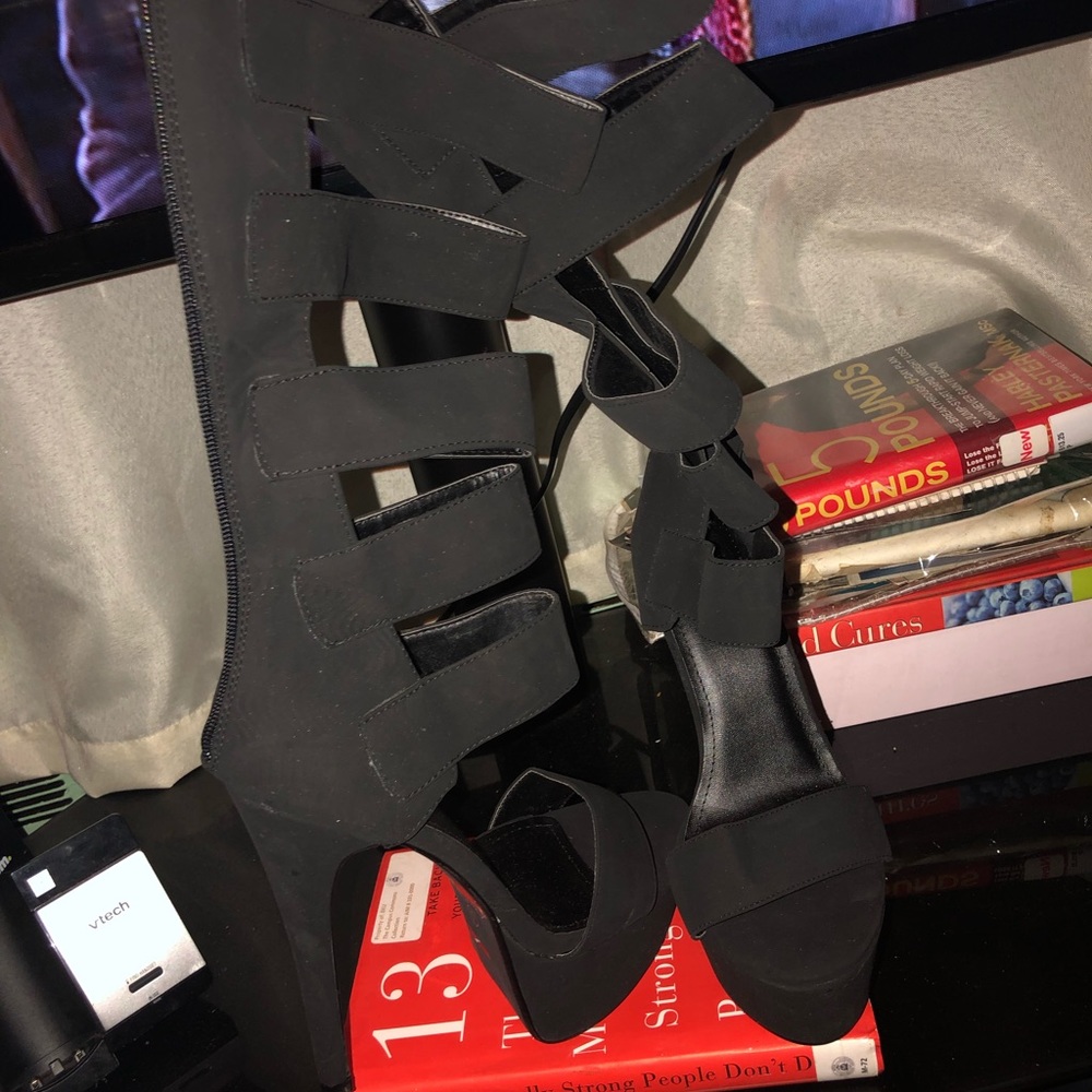 Black heels